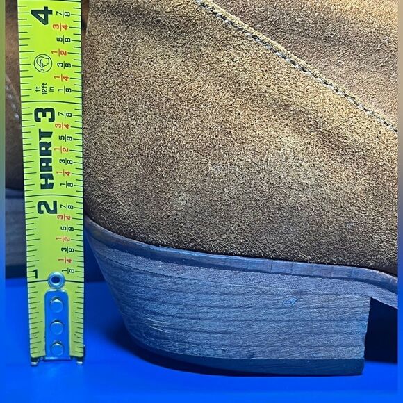 Shoe The Bear Mens Enzo Suede Chelsea Western Ankle Boot in Camel EU41/US8-8.5 - Picture 6 of 9